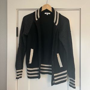 Madewell Cotton Bomber Cardigan